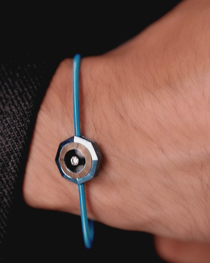 Vibes – Titanium Bracelet in Cobalt Blue Color