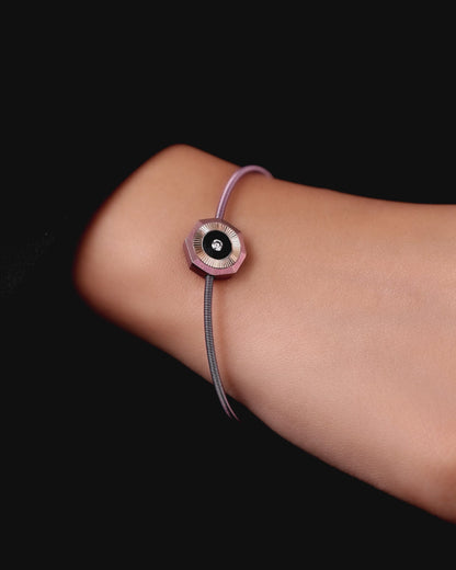 Vibes – Titanium Bracelet in Mauve Color